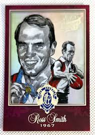 2014 AFL NORMAN WARE Footscray Bulldogs Honours Series 1 Brownlow Medallist  Sketch Card BSK6