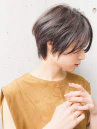 マッシュショート 大人ショート ナチュラル ショート agnos 青山 前髪 後れ毛 顔周りこだわり 北野愛 528873 hair ヘアスタイリング マッシュショート 大人ショート