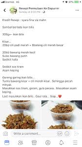 Resep sambal goreng tempe goreng rasa pedas gurih & sederhana ini akan lebih nikmat jika disantap bersama dengan nasi putih hangat juga lalapan mentimun. Resepi Sambal Halia Ikan Bilis Resepi Merory Sedap Betul