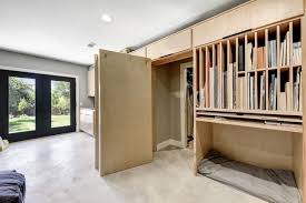 The first floor is so shattered that the rooms cannot be. Secret Door Revealed Modern Family Room Austin By Rrs Design Build Llc Houzz Au