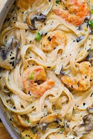 This asparagus recipe is a keeper! Creamy Shrimp Pasta With Mushrooms Julia S Album