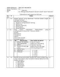 Tes deret angka, tes angka berkolom, tes aritmetika, tes matematika berpola, tes matematika dan geometri. Doc Tugas Kisi 2 Dan Soal Docx Joko Wasito S Pd Gr Academia Edu