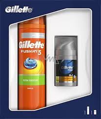 Gillette fusion 5 rasiergel männer, ultra sensitive, schützt und kühlt die haut,. Gillette Fusion5 Ultra Sensitive Shaving Gel 200 Ml For 3in1 After Shave Balm 50 Ml Vmd Parfumerie Drogerie