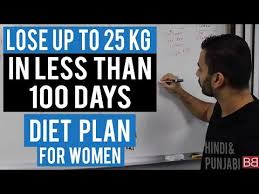 lose up to 25kg with this fat loss diet plan hindi punjabi