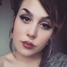 Septum And Medusa Piercing Ear Piercings Tragus Face Piercings Piercings For Girls
