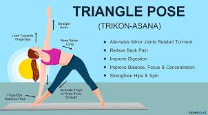 Triangle Pose Trikonasana Yoga For Beginners Easy Yoga Workouts Yoga For Beginners Yoga Positions For Beginners