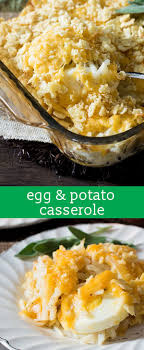 Amish Cheesy Egg Potato Casserole With Hashbrowns Potato Egg Casserole Best Breakfast Casserole Potato Dinner