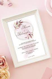 Framed Wedding Invitation Calligraphy Wedding Invitation Etsy Framed Wedding Invitations Etsy Wedding Invitations Wedding Invitation Templates
