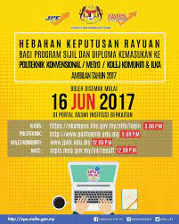 Senarai alamat politeknik di malaysia. Semakan Keputusan Politeknik Kolej Komuniti Ilka 2019