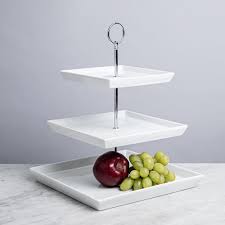 Shop modern dinnerware, serving pieces & more at west elm®. Ksp Plateau 3 Tier Serving Platter White Kitchen Stuff Plus