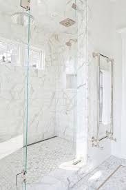 Marble Diamond Pattern Tiled Shower Ceiling Transitional Bathroom Marble Bathroom Designs Bathroom Inspiration Bathrooms Remodel