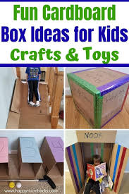 Diy kids car with cardboard box via krokotak. Cool Things To Make With Cardboard Crafts For Kids Happy Mom Hacks