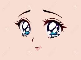 See more ideas about angry anime face, anime, anime expressions. Sad Anime Face Manga Style Big Blue Eyes Little Nose And Kawaii Royalty Free Cliparts Vectors And Stock Illustration Image 149220846