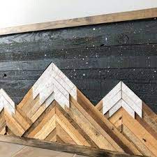 Mountain Wood Wall Art Decor Etsy In 2020 Wood Wall Art Diy Mountain Wood Wall Art Wood Wall Art Decor