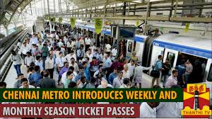 Chennai Metro Introduces Weekly And Monthly Season Ticket Passes Thanthi Tv