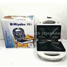 Apakah alat panggang yang berkualitas selalu memiliki harga yang mahal? Miyako Tsk 258 Pembuat Sandwich Alat Pemanggang Roti Bakar Tangkup Murah Shopee Indonesia