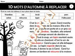Textes A Trous Theme L Halloween Serie 1 Teaching French Core French Learn French
