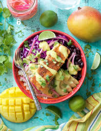 It S Fiesta Time In San Antonio And I Couldn T Be More Excited To Share This Colorful And Fiesta Inspired Dish W Salmon Bowl Seafood Recipes Red Onion Recipes