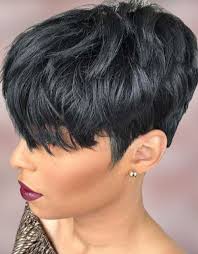 Short hairstyles with a tapered silhouette are popular among african american beauties with thick black women who do not shy away from extra short lengths should try a choppy pixie like this. Short Pixie Haircuts And Styles For Black Women In 2021 2022