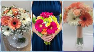Diese zusammensetzung wand ganz einfach und elegant. Die Besten 20 Ideen Zu Brautstrauss Mit Gerbera Youtube