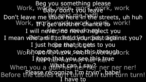 Work Rihanna Ft Drake Lyrics Real Audio Original Drake Lyrics Rihanna Drake