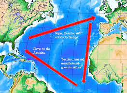 You can see it on display in the middle passage gallery at the international slavery museum. Triangular Trade Wikipedia