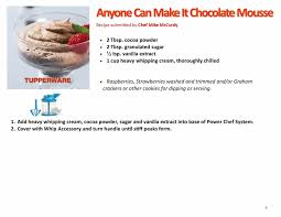Pin By Alaska Tupperware On Tupperware Chocolate Mousse Recipe Chocolate Mousse Tupperware Recipes