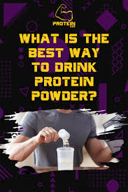 I say add a little water then powder. What Is The Best Way To Drink Protein Powder Protein Powder Best Protein Powder Protein