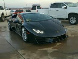 Salvage 2017 Lamborghini Huracan Super Cars Car Auctions Italian Cars