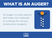 What Is an Auger? Uses, Sizes, and Types | BigRentz