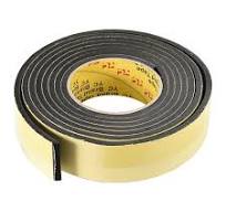 Sponge Tape EVA Single Sided Sealing Foam Tape, 10M Length 10mm Width 1mm  Thick Black