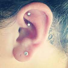 Ear Piercing Rook Ear Piercings Rook Piercings Tragus Piercing For Migraines
