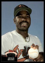1992 Stadium Club #641 Arthur Rhodes Baltimore Orioles