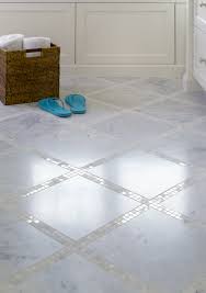 Mosaic Tile Floor Transitional Bathroom Graciela Rutkowski Interiors Mosaic Floor Tile Flooring Flooring Inspiration