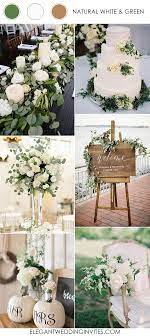 Top 10 Wedding Color Combination Ideas For 2017 Trends Elegantweddinginvites Com Blog Green Wedding Colors White Wedding Flowers Wedding Color Combinations