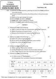 Simply put, a research paper's methodology section must shed light on how you were able to collect or generate your research data and demonstrate how you analyze them (shu library, 2020). Research Methodology 2017 2018 Ba Economics Idol Correspondence 3rd Year Tyba 3 Question Paper With Pdf Download Shaalaa Com