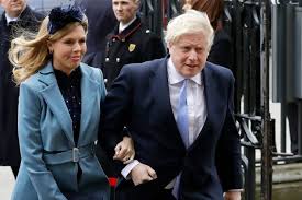 Boris johnson's son milo outside the foreign secretary's official residence at carlton gardens, central london. Zzylmitdvlvxom