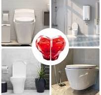 kivrimlarv Strumento per pressa per WC, Pulsante per WC Forma di Cuore |  Strumento per pressare Serbatoio di Scarico per WC,Sostituzione del  Pulsante ...