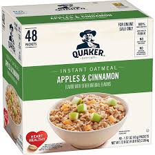 Let stand for 60 seconds. Amazon Com Quaker Instant Oatmeal Apples And Cinnamon Individual Packets 48 Count Of 1 51 Oz Packets 72 8 Oz Grocery Gourmet Food