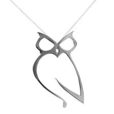 Owl Of Athena Silver Owlet Gift Owl Of Minerva Sculptural Etsy Geometric Owl Sculptural Jewelry Silver Owl