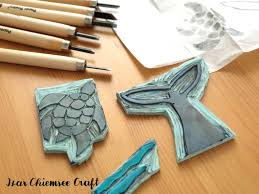 Stempel selbst schnitzen | muttis nähkästchen. Stempel Selber Machen Und Damit Geschirrtucher Bedrucken Isarchiemseecraft