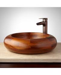 buy wooden bathroom sink donut