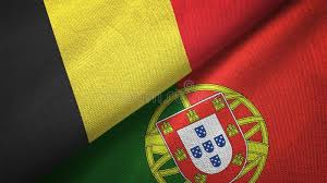 België won alle duels in groep b en plaatste zich als groepswinnaar voor de. Belgie En Portugal Stock Illustratie Illustration Of Kaart 102526739