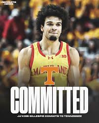 BREAKING: Maryland star guard Ja'Kobi Gillespie has committed to Rick Barnes and Tennessee, per his announcement. Averaged 14.7 PPG and 4.8 APG this season. Shot 45.3% from the field and 40.7% from