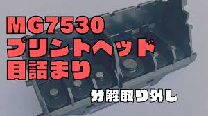 Canon Mg7530プリントヘッド目詰まりの修理 - UNIKOUBOU
