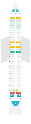 Seat Map Airbus A320 200 320 Airasia Find The Best Seats