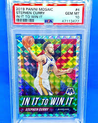 Nba store is your one stop for the newest and freshest collectibles and gear, including everything for your bedroom, bathroom, kitchen and living room! Auction Prices Realized Basketball Cards 2019 Panini Mosaic In It To Win It Stephen Curry