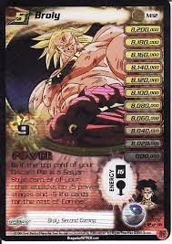 Dragon Ball Z Promo Broly Subset Single Trading Cards List