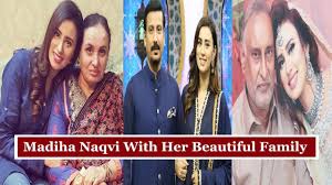 She is one of the most famous journalists in pakistan. Madiha Naqvi With Her Family Youtube