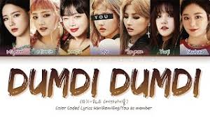 Oh my god, she took me to the sky! G I Dle Dumdi Dumdi 7 Members Ver Color Coded Lyrics Han Rom Eng You As Member Youtube